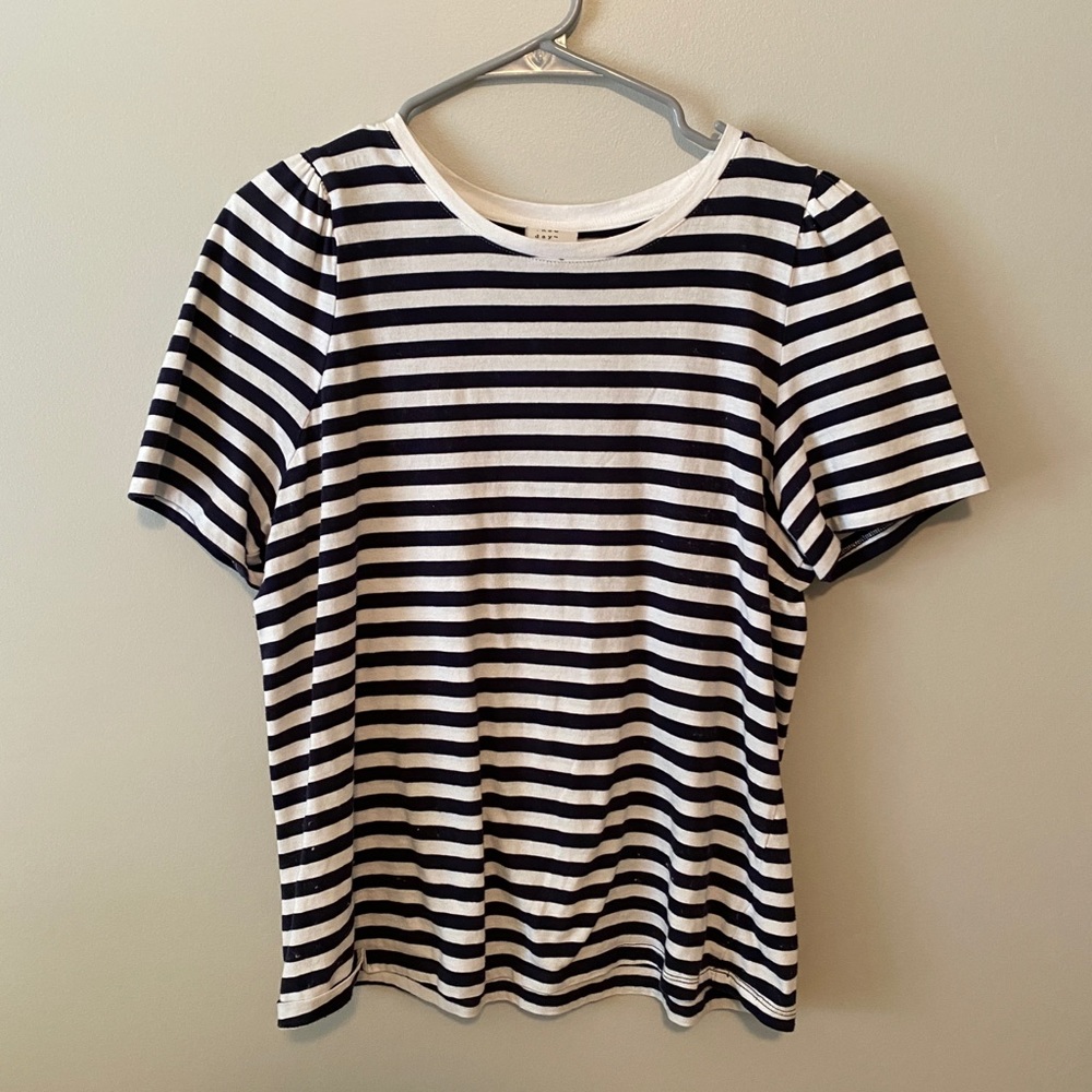NEW DAY navy striped tee